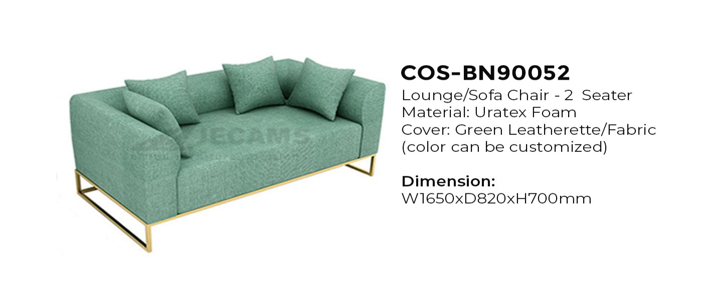 2-Seater Green Sofa