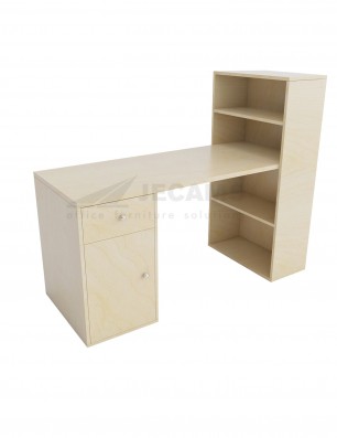 desk with bookshelf and drawers DWB-01239