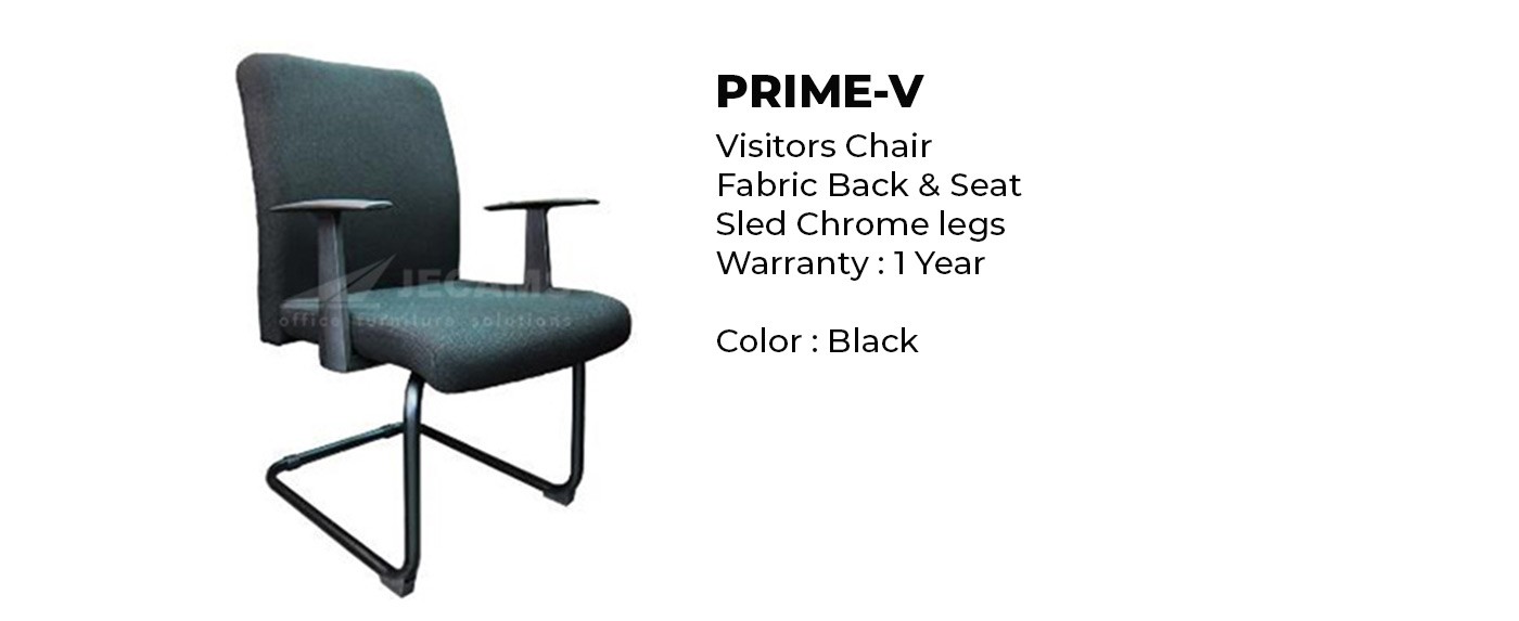 black fabric office chair