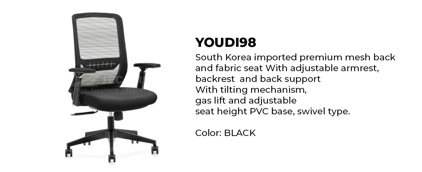 Office Chair Black Mesh