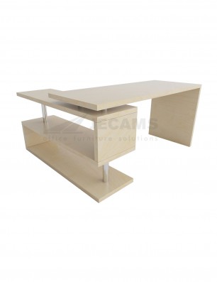 office table with bookshelf DWB-01229