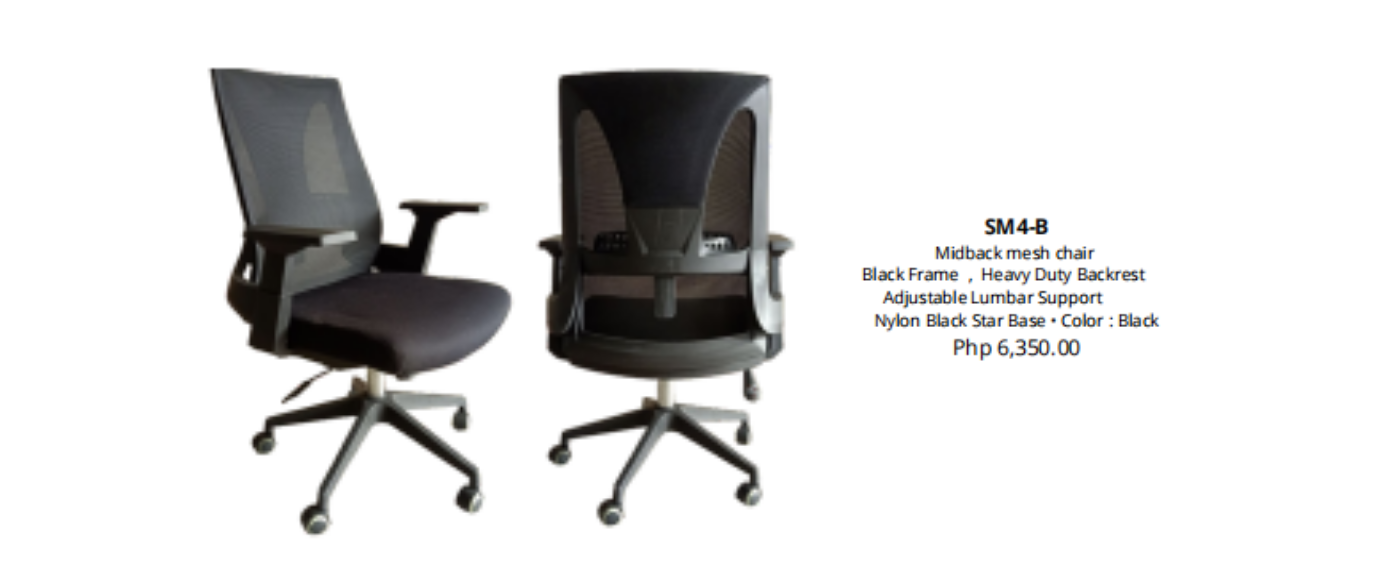 black mesh chair SM4-B