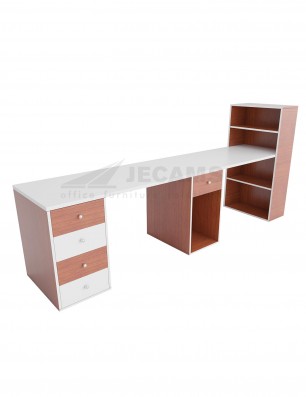 desk with bookshelf on top DWB-01242