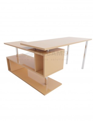 office table with bookshelf DWB-01245