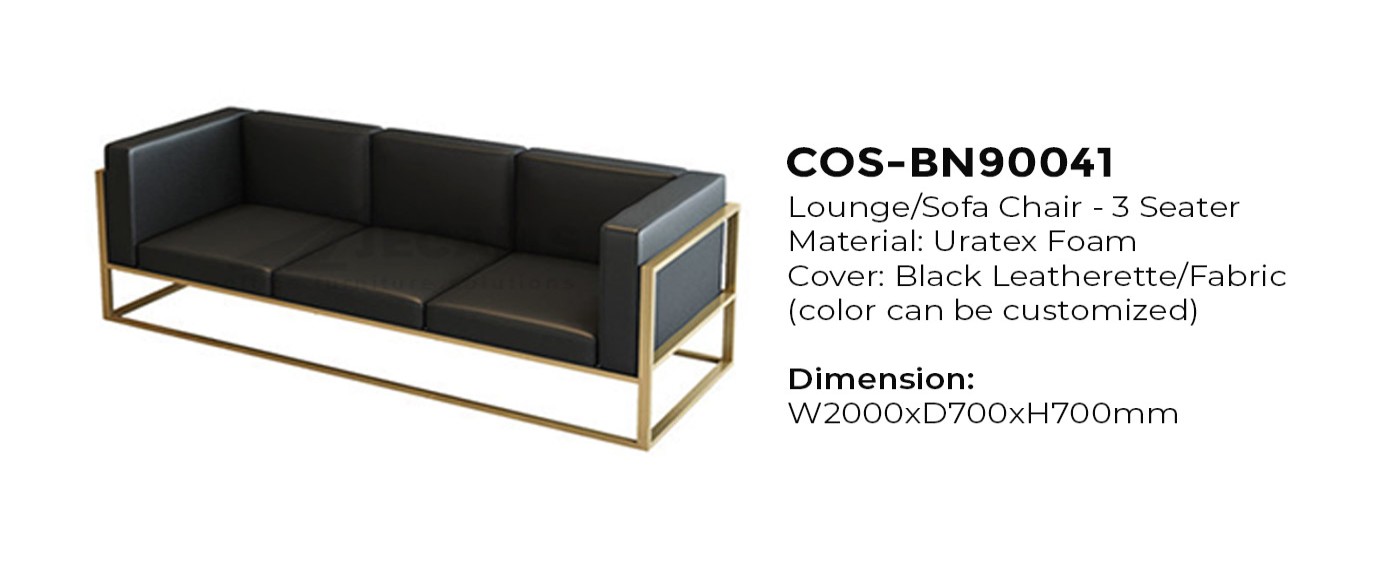 Modern Black Lounge Chair