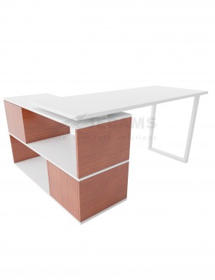 small study table with bookshelf DWB-01243