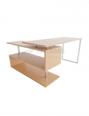 office table with bookshelf DWB-01233