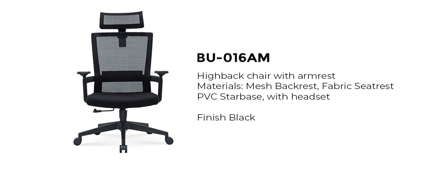 Black High Back Chair