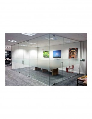 interior frameless glass doors