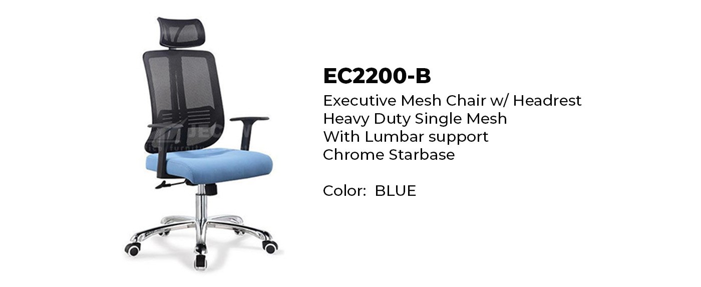 Executive Mesh Chair With Headrest