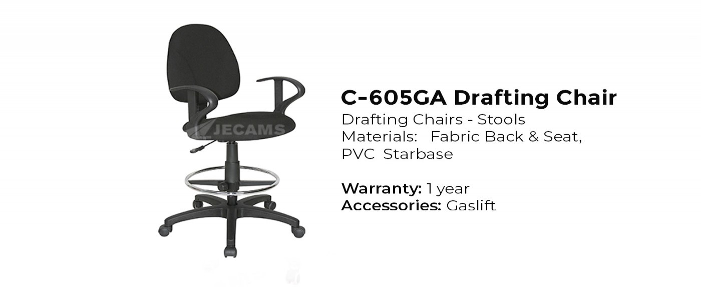 Fabric Drafting Chair